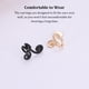 thumbnail image 5 of Guardurnaity Ear Cuff sin inhibición flor forma elegante Earclip falso cartílago pendientes para Mujeres Hombres accesorios de boda Ropa, zapatos y accesorios Miscelánea Plata Guardurnaity AP012391-02, 5 of 6