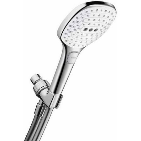 Hansgrohe Raindance E-150 Air - Hansgrohe 04520820 Raindance Select Multi-Function Hand Shower Package, Hose and Holder Included, Various Colors