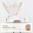 thumbnail image 4 of SKISUNO Pared Fishing Net Decorativa Con De Y Adornos De Conchas Náuticas, 4 of 8