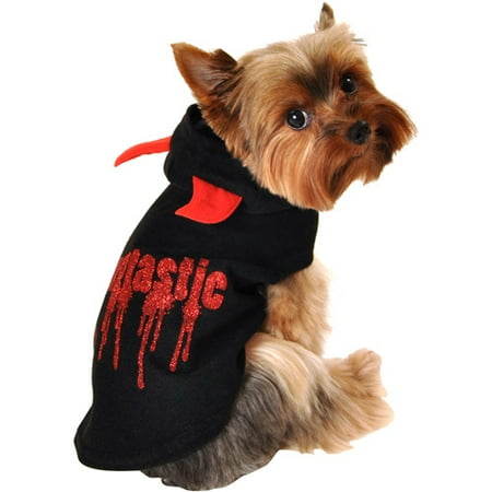 Simplydog Black Fangtastic Hoodie ,multi