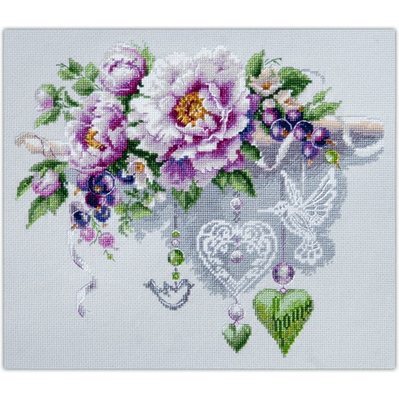 Floral Decor 70-05 Counted Cross-Stitch Kit