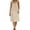 Khaki #01, variant on Busydd Sundresses for Women Fashionable Backless Spaghetti Straps Summer Dresses Casual Round Neck Solid Color Sleeveless Sleep Midi Dress L