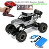 RC Cars Remote Monster Trucks Control Car - 1:12 Scale 9 km/h Off Road Trucks,2.4GHz All Terrain 4WD 45 Degree Rotation Twisting Vehicle Drift Car Driving Toy Gifts for Boy Girl Kids Adult