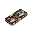 thumbnail image 3 of DesignSkinz Scratch-Resistant Hard Slim Case Compatible with iPhone 14 Plus (Compatible with MagSafe) - Tropical Skull Floral, 3 of 9