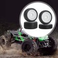thumbnail image 4 of 4 llantas para ruedas RC, piezas de repuesto para modificación de neumáticos RC, hexágono de 7 mm, compatibles con el modelo 244016 Micro B 1/24 RC Blanco, 4 of 7
