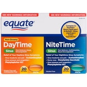 Equate Eq Day/nite Sinus Liquidgel 40ct