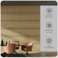 thumbnail image 4 of HOMCOM 4 Pack Acoustic Wall Panels, 24" x 24" Wood Wall Panels, Oak, 4 of 8