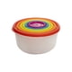 thumbnail image 2 of Contenedores Para Alimentos Ideen De Plástico Redondos Juego De 7 Piezas 170 a 4600 ml, 2 of 4