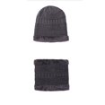 thumbnail image 2 of BRDFRL Winter Hat Scarf for Boys Girls Kids (5-14 Years) Slouchy Beanie Windproof Warm Knit Snow Infinity Scarf Skull Cap, 2 of 4