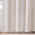 thumbnail image 4 of Vertical Striped Shower Curtain, Cute Retro Vintage Stripe Bow Bathroom Shower Curtain, Waterproof Polyester Fabric Modern Shower Curtain for Bathroom 72x72 Inches (Beige), 4 of 6