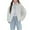 Beige, variant on Fashion Winter Warm Hooded Coats for Womens Plus Size Short Down Jacket With Double Pockets Long Sleeves Without A Hat And A Flip Collar Casual Outwear