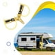 thumbnail image 3 of Riwesomey Adaptador divisor en Y de conexión rápida de propano RV de 1/4 con válvula de cierre para remolque RV Accesorios para vehículos recreativos, 3 of 6