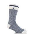 thumbnail image 5 of Heat Holders Men's Jeffrey ORIGINAL Cream Block Twist Crew Socks | Warm + Soft, Hiking, Cabin, Hunting, Outdoor, Cozy Socks | 7X Warmer Than Cotton Socks, 5 of 6