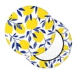 thumbnail image 2 of Kll Tropical Lemon Round Bar Chair Cushion Cover 13 Inch,Bar Stool Protector With Elastic, Soft Washable, 2 of 7
