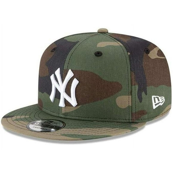 New Era 9Fifty MLB NY Yankees Basic Snapback Cap - Adjustable - Green Camo
