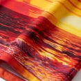 thumbnail image 5 of Mifsaly Vacation Shorts Men Sunset Scene Printed Beach Shorts Drawstring Elastic Waist Loose Casual Beachwear Comfortable Summer Short Pants With Pockets, 5 of 8