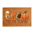 thumbnail image 2 of SuChun Kitchen Rug Fall Doormat Doormat Fall Decor Football Fall Coffee Pumpkin Halloween Decor Autumn Door Mat For Halloween Decorations Yellow, 2 of 8
