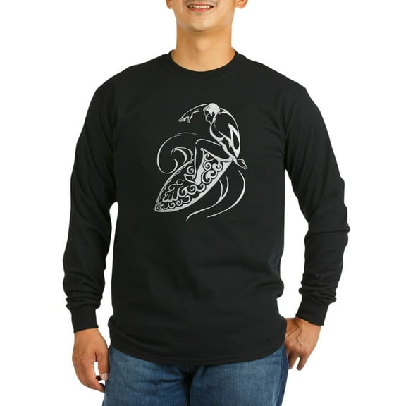 CafePress - Surfer Dude Long Sleeve Dark T Shirt - Long Sleeve Dark T-Shirt