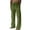 Green, variant on Aoochasliy Crgo Pants for Men Men's Cotton and Linen Elastic Waist Blended Breathable Comfortable Soft Beach Casual Trousers Full Length Pants
