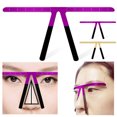 thumbnail image 2 of Eyebrow Ruler Creative Bendable Stainless Steel Eyebrow Stencil Makeup Tool, 2 of 6