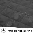 thumbnail image 4 of Housse de Sofa Matelassée Réversible, Protège-Meubles Résistant à l'Eau, Housse de Canapé Lavable avec Mousse Antidérapante et Sangles Élastiques pour Enfants, Chiens, Animaux (Sofa, Gris Foncé/beige), 4 of 7