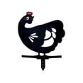 thumbnail image 3 of Estaca de jardín Forma de pollo Acrílico Estaca de arte Estaca de decoración hueca impermeable Prop, Tipo B Noticed HA004207-02, 3 of 6