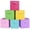 6 Mixed, variant on YOYTOO 6 Pack Foldable Cube Storage Bins, 11" Collapsible Fabric Cube Organizer Baskets Bins, Multicolor