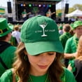 thumbnail image 3 of St. Patrick's Day Hat for Men Women, Funny Adjustable Embroidered Irish Green Leaf Luck Baseball Cap, 3 of 8
