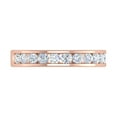 thumbnail image 3 of 0.60 Carat Channel Set Diamond Wedding Band Ring in 14K Rose Gold (Ring Size 7) (SI1-SI2 Clarity), 3 of 5