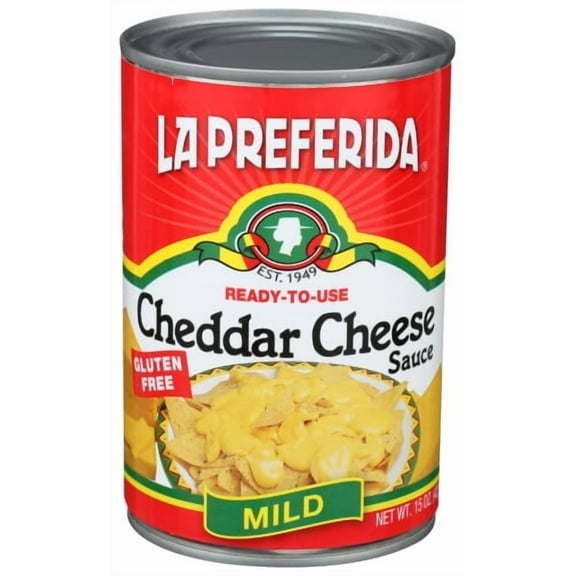 (Pack of 12) La Preferida Sauce Cheddar Cheese 15 oz