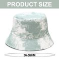 thumbnail image 2 of Circunferencia del sombrero: 56-58 cm, sombrero de pescador teñido anudado, sombrero de lavabo para mujer, sombrero casual con protector solar de doble cara, sombrero para el sol, 2 of 6