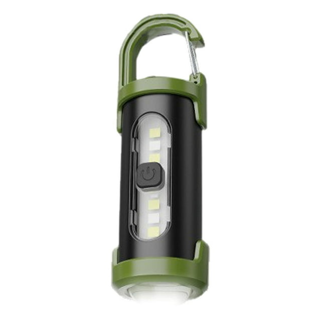 LY 011 Lampe de Poche Porte-Clés Multifonctionnelle – Mini Lampe de Travail LED avec Crochet Type C Rechargeable 4 Modes (Blanc & Rouge/bleu Stroboscopique) Life for Camping Welding Cap 7 3/4 Sp40 Emergency Prepaness K