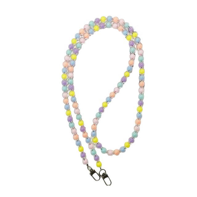 SGACAI Cuerda colgante multifuncional, accesorio para equipaje con forma de cruz diagonal con cuentas de perlas T5