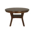 thumbnail image 3 of New Classic Furniture Gia Solid Wood 5-Piece Round Dining Set in Brown, 3 of 10