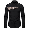 thumbnail image 2 of Seeotter Men's Casual Dress Shirt Long Sleeve Regular Fit Business Button up Shirt, 2 of 7