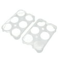 thumbnail image 4 of hueveras de plástico transparente con 12 ranuras, resistentes, duraderas y ligeras, para el frigorífico., 4 of 14
