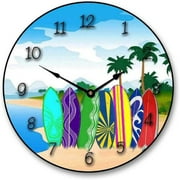 The Big Clock Beach Clocks | Beautiful Color, Silent Mechanism, Made in USA