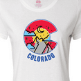 thumbnail image 4 of Inktastic Colorado Mountain Scene with Clouds and Moon Women's T-Shirt, 4 of 5