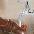 thumbnail image 3 of Water Tap, Single Cold Tap Rust Proof Scratch Resistant Wall Mounted Faucet, G1/2" For Bathroom, 3 of 7