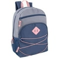 thumbnail image 2 of Adventure Trails 24 Pack Two Tone Multipocket Bungee Cord Backpacks in Female Color Pack 2, 2 of 8