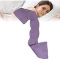 thumbnail image 1 of Weighted Sleep Mask–Weighted Eye Mask Designed for Deep Sleep and Eye Fatigue Relief, Offers Light-Blocking Comfort with Soft,This Double-Sided Fabric. Suitable for Napping and Overnight.,Purple, 1 of 4