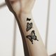 thumbnail image 2 of Sexy Black and White Butterfly Tattoo Stickers for Arm and Clavicle - Long-Lasting and Easy to Apply, 2 of 4