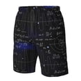 thumbnail image 6 of Uemuo Mathematica Science Pattern Men's Swim Trunks Hawaiian Beach Bathing Suit Swimsuits Beach Quick-Dry Shorts with Pockets-X-Large, 6 of 9