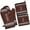 Brown Silver Football, variant on Brown Silver Football Pattern Kitchen Oven Mitt and Pot Holder Sets 2 Pcs for Baking, Cooking and Grilling, Heat Resistant Up To 392 °F