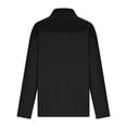 thumbnail image 5 of Vivianyn HD Women's Denim Patchwork Henley Top, Long Sleeve Casual Button Down Blouse,Black,Size S-XXL, 5 of 7