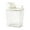 S, variant on L Large Airtight Food Storage Canister, Wetproof Sealed Rice Flour Container With Clear Body And Plastic Material For Kitchen Pantry Organization, 12.6X7.09X4.33In 0.661Lb