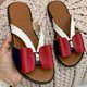 thumbnail image 4 of Sandalias ortopédicas elásticas, sandalias tejidas, pantuflas con cuña para la playa, zapatos con lazo Wmkox8yii  hj789, 4 of 5
