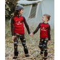 thumbnail image 3 of LazyOne Warm Long-Sleeve PJ Sets for Girls and Boys, Happy Camper, Funny Animal Kids' Pajama Sets, 3 of 6