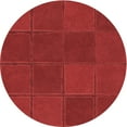 thumbnail image 1 of Ahgly Company Machine Washable Indoor Round Transitional Red Area Rugs, 4' Round, 1 of 7