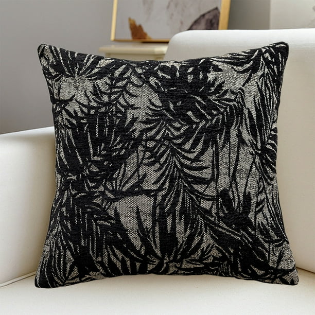 Cojín de sofá, almohada decorativa para sala de estar, cojín de cama, respaldo de chenilla, adecuado para sofá, cama, ventana y otras escenas.